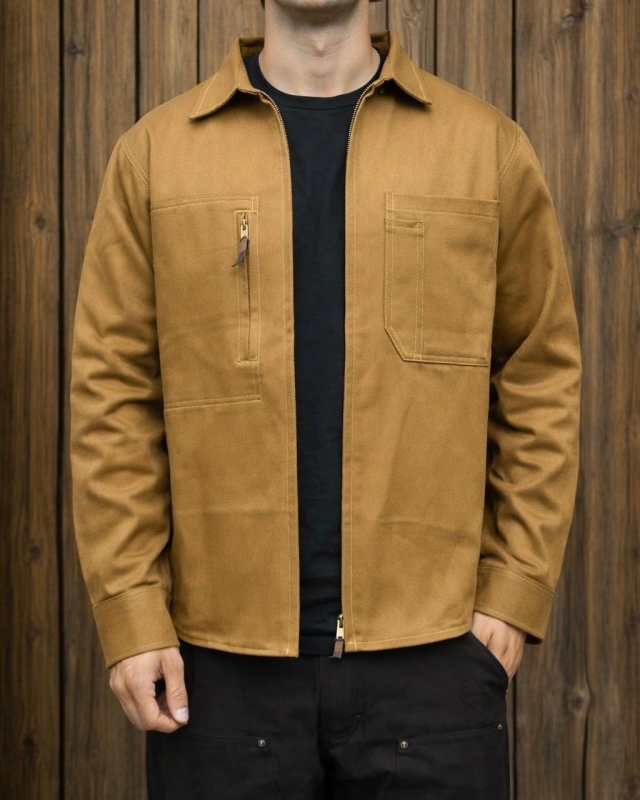 Camisa Gabardina Camel